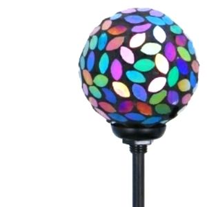 Solar Multicolor Mosaic glass stake light